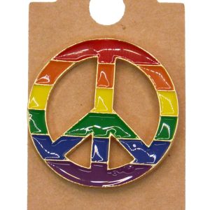 Rainbow Peace Enamel Pin