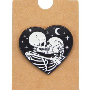 Skeleton Lovers Enamel Pin