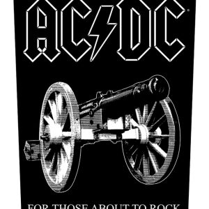 AC/DC For Those About To Rock Back Patch