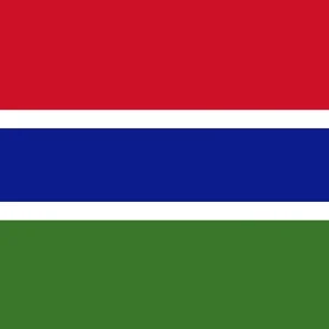 Gambia flagga