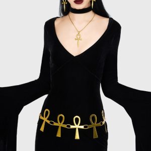 Killstar Ankh Belt Gold