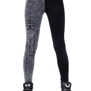 Killstar Two-Faced Witch Leggings