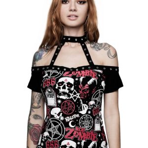 American Nightmare Choker Top