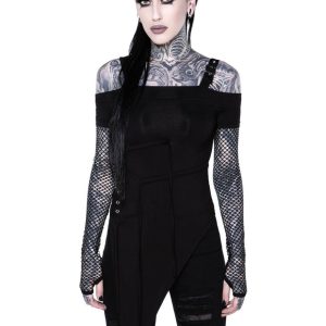 Hole Heartedly Bardot Top