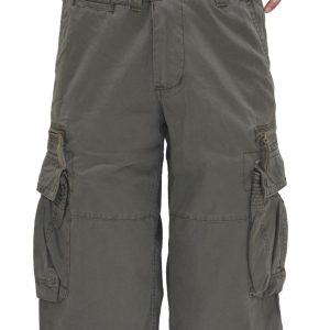 Green Cargo Shorts