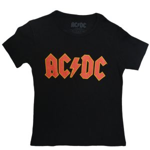 AC/DC Logo Girly Top