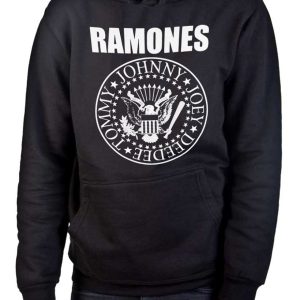 Ramones Presidential Seal Black Hoodie