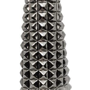 11 Row Pyramid Leather Wristband