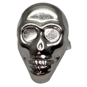 Silver Skull Studs