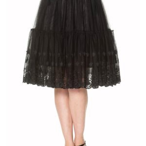 First Sight Petticoat Skirt Black