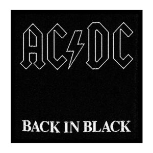 AC/DC Back in Black Patch