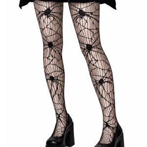 Fuzzy Spidernet Tights