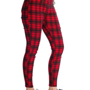 Damien Red Skinny Trousers